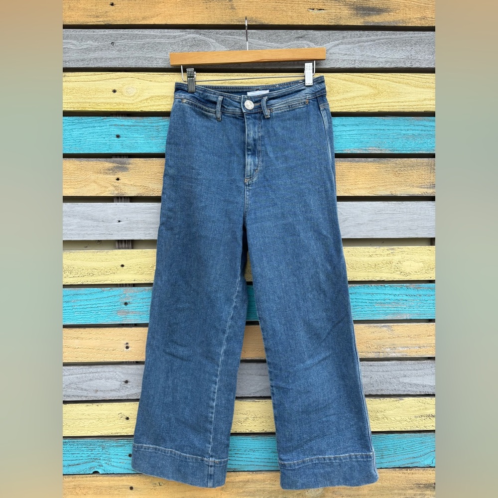 Loft high waist wide leg jeans